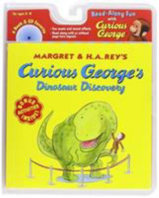 Curious George's Dinosaur Discovery Book and CD... 0618689451 Book Cover