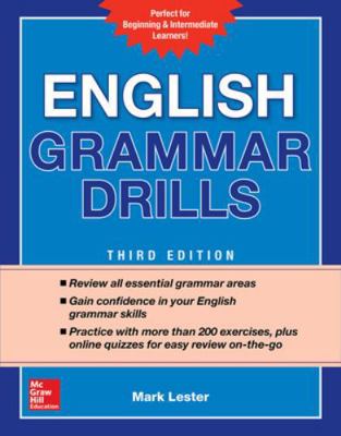 English Grammar Drills, Second Edition 1260116174 Book Cover