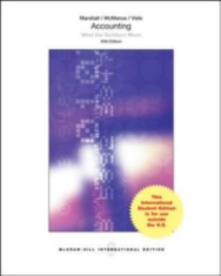 Accounting What the Numbers Mean 1259060705 Book Cover