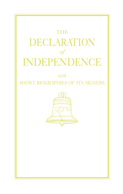 Declaration of Independence 1429095342 Book Cover