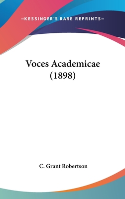 Voces Academicae (1898) 1436558921 Book Cover