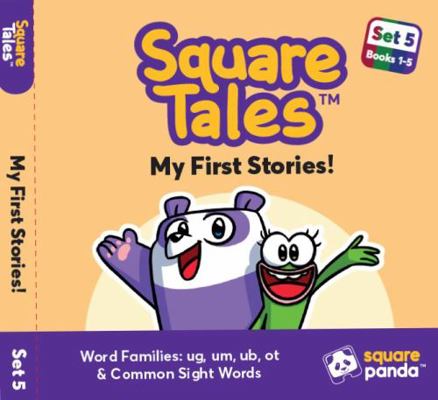 SquareTales - My First Stories! Set 5 : Word Families: ug, um, ub, ot and Common Sight Words