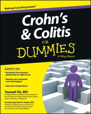 Crohn's and Colitis For Dummies 1118439597 Book Cover