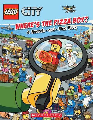 Lego City: Where's the Pizza Boy? 0545608058 Book Cover