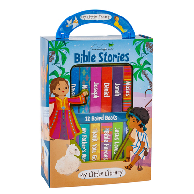 My Little Library: Bible Stories (12 Board Books) 1640309969 Book Cover