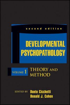 Developmental Psychopathology, Theory and Metho... 0471237361 Book Cover