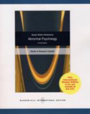 Abnormal Psychology. Media and Research Update 0071284311 Book Cover