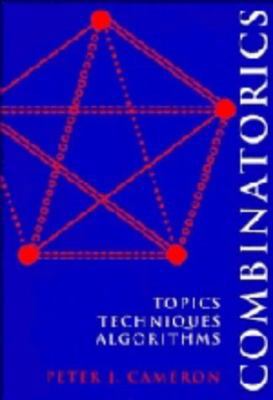 Combinatorics: Topics, Techniques, Algorithms 0521451337 Book Cover