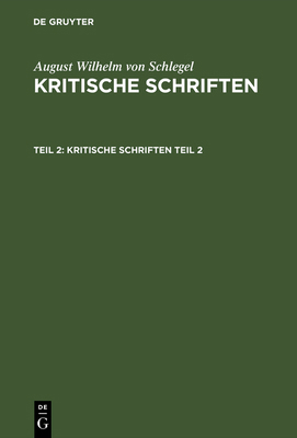 Kritische Schriften [German] 311120183X Book Cover