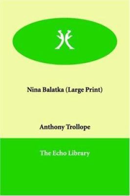 Nina Balatka [Large Print] 1847026656 Book Cover