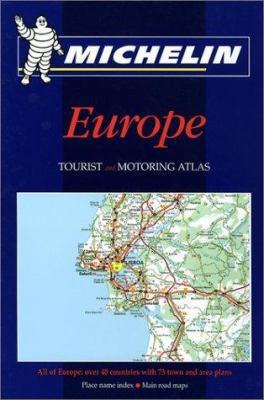 Michelin Touring and Motoring Atlas Europe: 200... 206000280X Book Cover