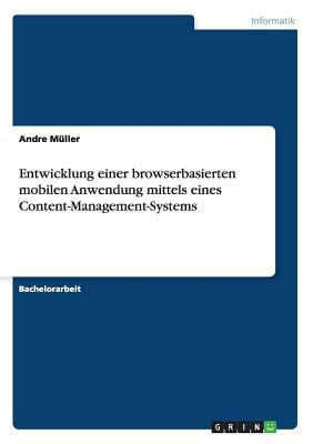 Entwicklung einer browserbasierten mobilen Anwe... [German] 3656744955 Book Cover