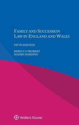 Family and Succession Law in England and Wales 9041168575 Book Cover