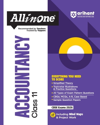 AIO CBSE Accountancy 11th 9368407932 Book Cover