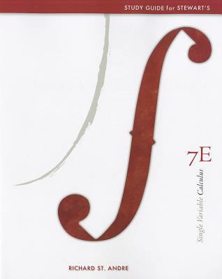 Study Guide for Stewart's Single Variable Calcu... 0840054092 Book Cover
