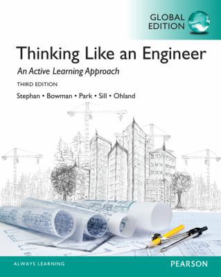 Thinking Like An Engineer Global Edition 129201945X Book Cover