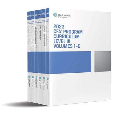 2023 Cfa Program Curriculum Level III Box Set 1953337198 Book Cover