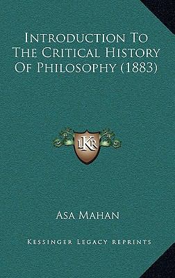 Introduction To The Critical History Of Philoso... 1169055974 Book Cover