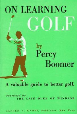 On Learning Golf: A Valuable Guide to Better Golf 0394410084 Book Cover