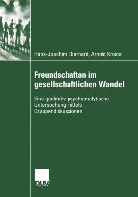 Freundschaften Im Gesellschaftlichen Wandel: Ei... [German] 3824445867 Book Cover