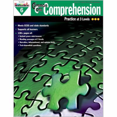 Common Core Comprehension Grade 6 B00QFXAYX4 Book Cover