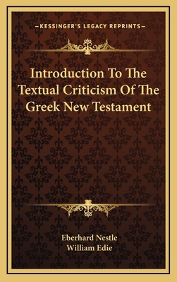 Introduction to the Textual Criticism of the Gr... 1163438324 Book Cover