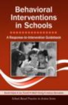 Behavioral Interventions in Schools: A Response... 0415875854 Book Cover