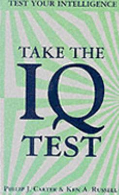 Take the Iq Test (Test Your Intelligence) 0753711133 Book Cover