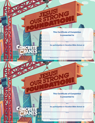 Vbs 2020 Certificates of Completion 50 Certific... 1535971460 Book Cover