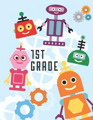 1st Grade: Primary Notebook With Dotted Mid Lin... 108029869X Book Cover