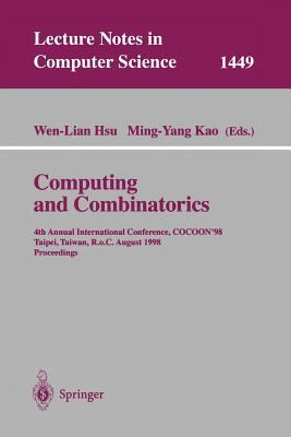 Computing and Combinatorics: 4th Annual Interna... B01DYC8LL0 Book Cover