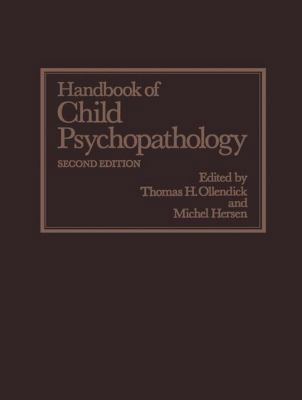 Handbook of Child Psychopathology 0306429756 Book Cover