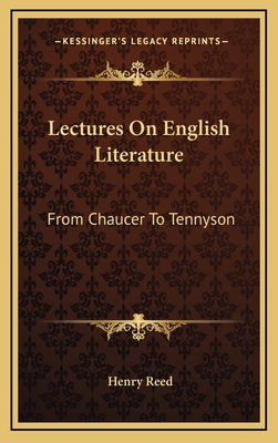 Lectures on English Literature: From Chaucer to... 1163481564 Book Cover