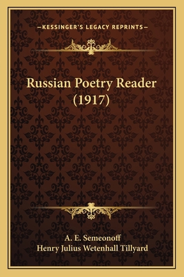 Russian Poetry Reader (1917) 1166938832 Book Cover