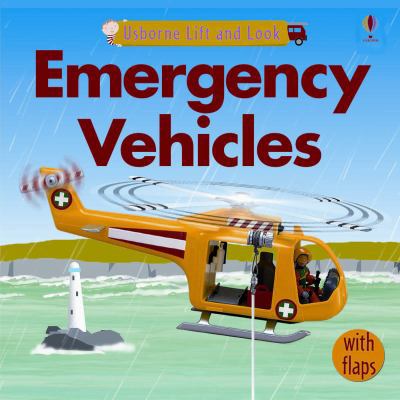 Usborne Lift and Look Emergency Vehicles 0794515967 Book Cover