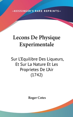 Lecons de Physique Experimentale: Sur L'Equilib... [French] 1120100100 Book Cover