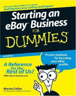 Starting an eBay Business for Dummies 0470149248 Book Cover