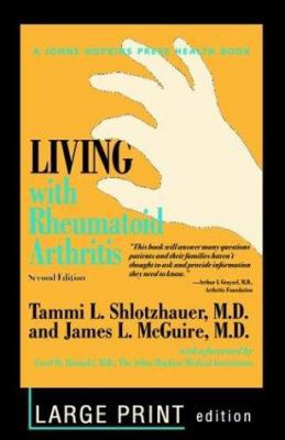 Living with Rheumatoid Arthritis [Large Print] 0801876214 Book Cover