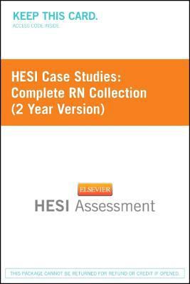 Hesi Case Studies: Complete RN Collection (2 Yr... 1455727067 Book Cover