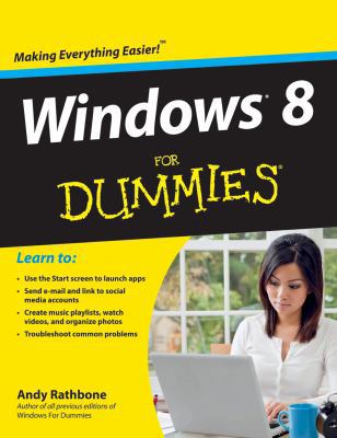 Windows 8 for Dummies Portable Edition 8126538333 Book Cover