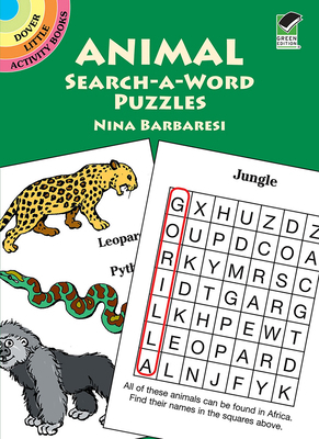 Animal Search-A-Word Puzzles 0486427676 Book Cover