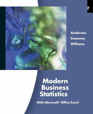 Modern Business Statistics with Microsoft Offic... 0538479760 Book Cover