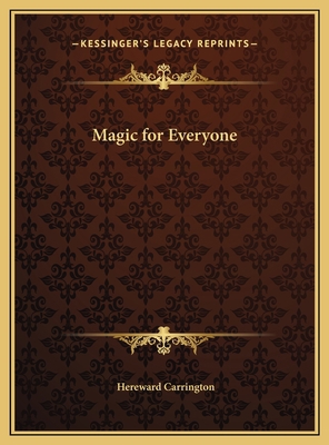 Magic for Everyone 1169713831 Book Cover
