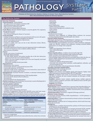 Pathology: Systemic 2: Quickstudy Laminated Ref... 1423222636 Book Cover