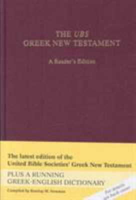 UBS Greek New Testament: A Reader's Editon Flex... 3438051508 Book Cover