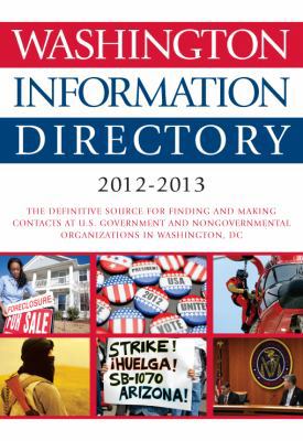 Washington Information Directory: 2012-2013 145222644X Book Cover