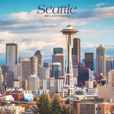 Seattle 2025 12 X 24 Inch Monthly Square Wall C... 1975475682 Book Cover