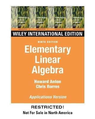 Elementary Linear Algebra with Applications 0471449024 Book Cover