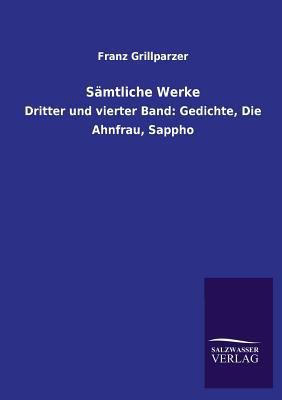 Samtliche Werke [German] 3846043567 Book Cover