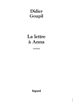 La lettre à Anna [French] 2213623295 Book Cover